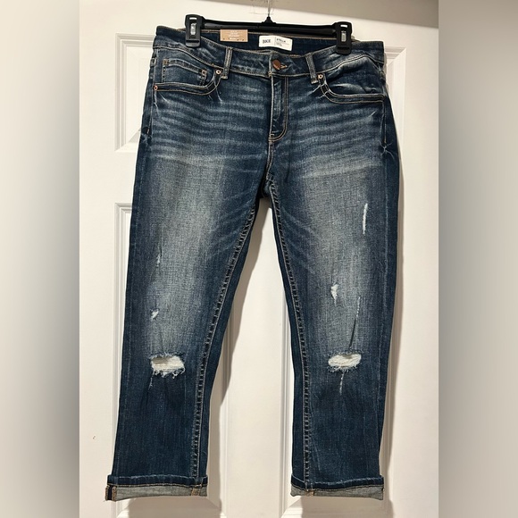 NWT BKE BUCKLE JEANS Stella Ankle Skinny Stretch Cropped Cuffed Jean - Picture 2 of 16